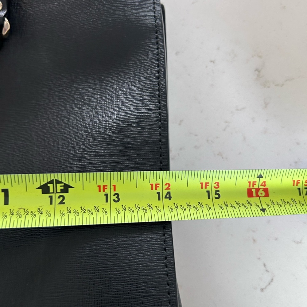Furla Chain-link Black Saffiano Leather Tote - Picture 6 of 11
